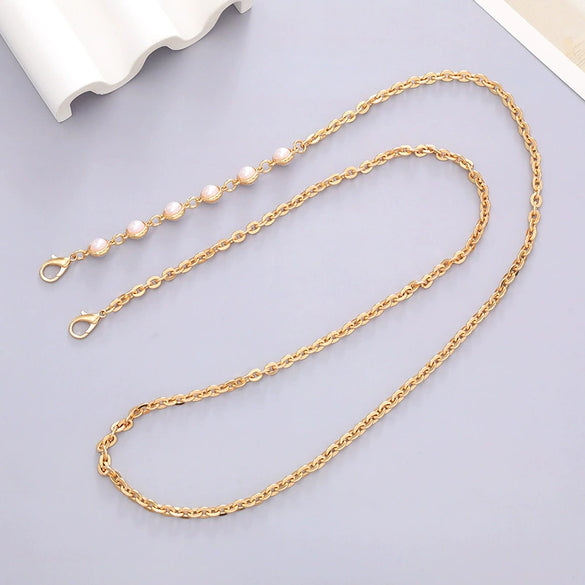 Metal Chain Mobile Phone Slung Chain With Clip Antifall Mobile Phone Lanyard Unisex Electroplating