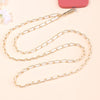 Metal Chain Mobile Phone Slung Chain With Clip Antifall Mobile Phone Lanyard Unisex Electroplating