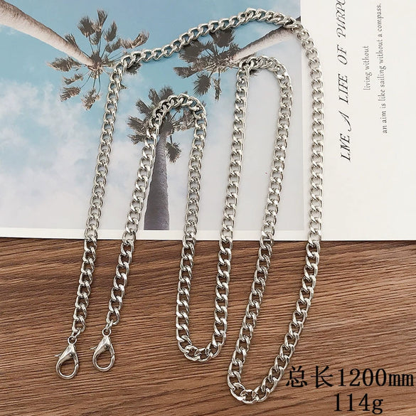 Metal Chain Mobile Phone Slung Chain With Clip Antifall Mobile Phone Lanyard Unisex Electroplating