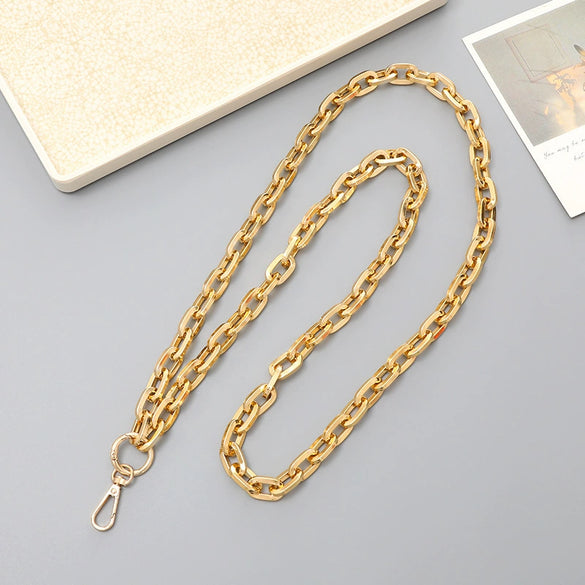 Metal Chain Mobile Phone Slung Chain With Clip Antifall Mobile Phone Lanyard Unisex Electroplating