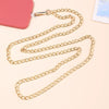 Metal Chain Mobile Phone Slung Chain With Clip Antifall Mobile Phone Lanyard Unisex Electroplating