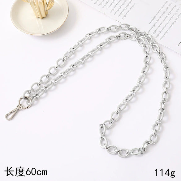 Metal Chain Mobile Phone Slung Chain With Clip Antifall Mobile Phone Lanyard Unisex Electroplating