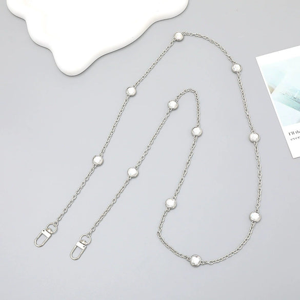 Metal Chain Mobile Phone Slung Chain With Clip Antifall Mobile Phone Lanyard Unisex Electroplating
