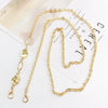 Metal Chain Mobile Phone Slung Chain With Clip Antifall Mobile Phone Lanyard Unisex Electroplating
