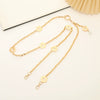 Metal Chain Mobile Phone Slung Chain With Clip Antifall Mobile Phone Lanyard Unisex Electroplating