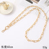 Metal Chain Mobile Phone Slung Chain With Clip Antifall Mobile Phone Lanyard Unisex Electroplating