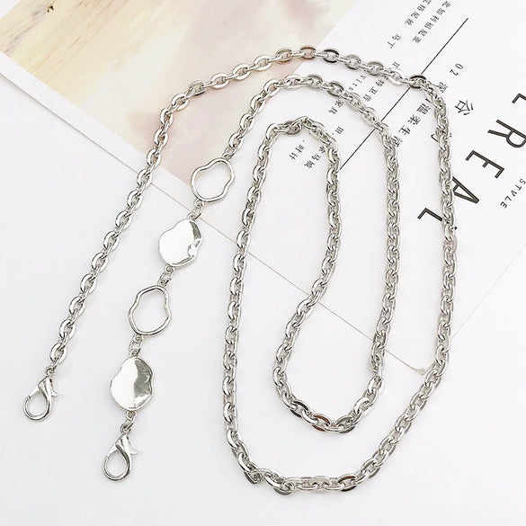 Metal Chain Mobile Phone Slung Chain With Clip Antifall Mobile Phone Lanyard Unisex Electroplating