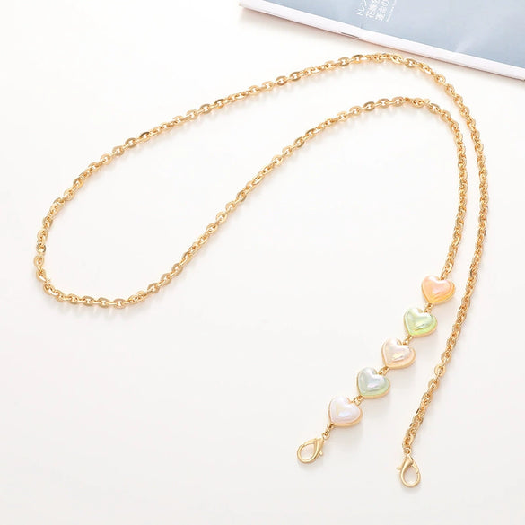 Metal Chain Mobile Phone Slung Chain With Clip Antifall Mobile Phone Lanyard Unisex Electroplating
