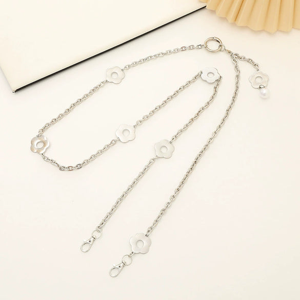 Metal Chain Mobile Phone Slung Chain With Clip Antifall Mobile Phone Lanyard Unisex Electroplating