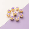 Metal Cloisonne Style Hollow Flower Ball Bell Pendant Handmade Decorative Accessory With Dripping Oil Craft