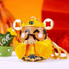 Metal Creative Rhinestone Cute Big Yellow Duck Shape Car Key Chain Women's Bag Pendant