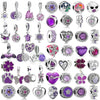 Metal Crystal Beaded Jewelry With Totem Pattern And Electroplating Process Including Bracelet Accessories Beads Pendant Charm