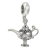 Metal Crystal Star Beaded Pendant Diy Loose Beads Jewelry Accessories With Totem Pattern And Electroplating Process