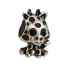 Metal Crystal Star Beaded Pendant Diy Loose Beads Jewelry Accessories With Totem Pattern And Electroplating Process