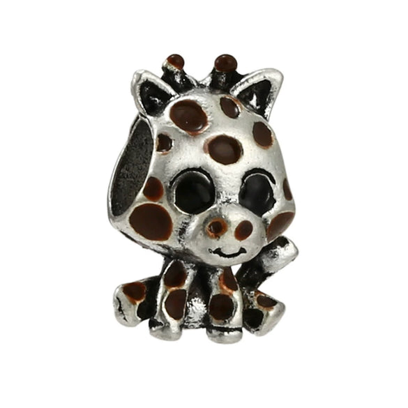 Metal Crystal Star Beaded Pendant Diy Loose Beads Jewelry Accessories With Totem Pattern And Electroplating Process