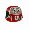 Metal Crystal Star Beaded Pendant Diy Loose Beads Jewelry Accessories With Totem Pattern And Electroplating Process