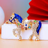 Metal Cute Style Horse Shape Keychain For Women