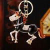 Metal Cute Style Horse Shape Keychain For Women