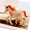 Metal Cute Style Horse Shape Keychain For Women