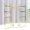 Metal Door Shape Wrought Iron Jewelry Display Rack For Earrings And Necklaces