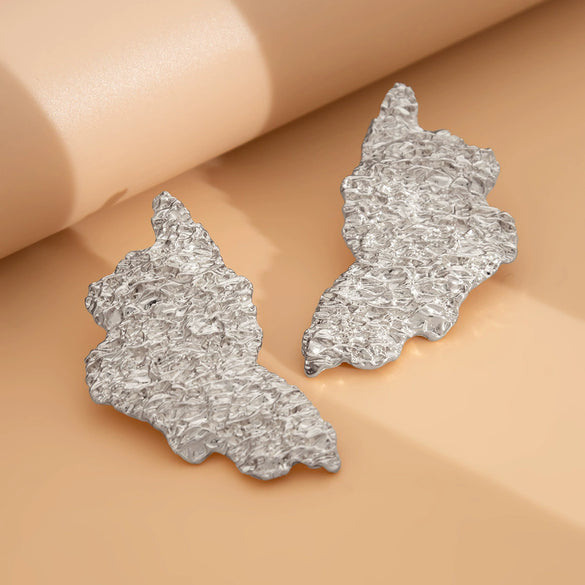 Metal Drop Shape Geometric Minimalist Electroplated Women's Earrings