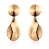 Metal Drop Shape Gold Plated Women's Earrings