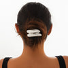 Metal Elastic Hair Ring Geometric Square Female Hair Accessories Alloy Electroplated