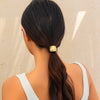 Metal Elastic Hair Ring Geometric Square Female Hair Accessories Alloy Electroplated