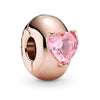 Metal Electroplated Crown Heart Pendant Loose Beads With Totem Pattern For Girls' Diy Beaded Accessories
