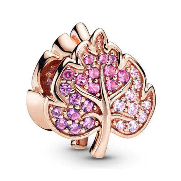 Metal Electroplated Crown Heart Pendant Loose Beads With Totem Pattern For Girls' Diy Beaded Accessories
