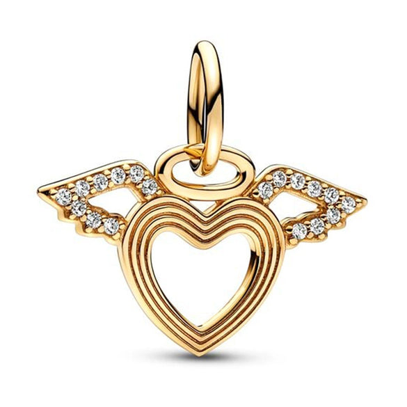 Metal Electroplated Diy Beads Bow Crown Spring Flowers Accessories Bracelet Necklace