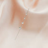 Metal Electroplated Elegant Inlaid Zircon Earrings With Stars And Letters Design