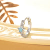 Metal Electroplating Geometric Fivepointed Star Women's Earrings