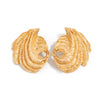 Metal Exaggerated Geometric Ushaped Twisted Cut Out Electroplated Women's Earrings