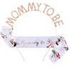 Metal Fashion Mommy To Be Hairband Shoulder Strap Set 2Piece Party Headwear