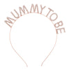 Metal Fashion Mommy To Be Hairband Shoulder Strap Set 2Piece Party Headwear