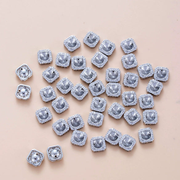 Metal Fashion Ol Geometric Ear Nails Diy Screw Rod Drillholder Ear Accessories With Polishing Treatment