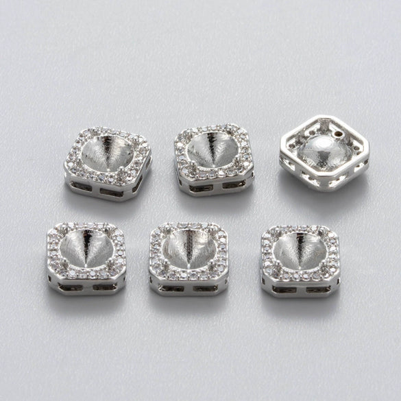 Metal Fashion Ol Geometric Ear Nails Diy Screw Rod Drillholder Ear Accessories With Polishing Treatment