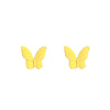 Metal Flower Butterfly Geometric Baking Paint Earrings For Women