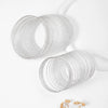 Metal Flower Coil Car Hanging Ring Diy Accessories Antique Natural Style Electroplating