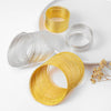 Metal Flower Coil Car Hanging Ring Diy Accessories Antique Natural Style Electroplating
