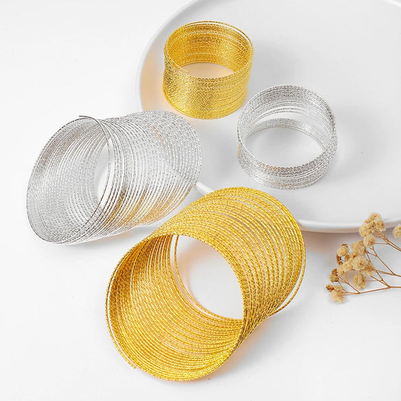 Metal Flower Coil Car Hanging Ring Diy Accessories Antique Natural Style Electroplating