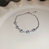 Metal Flower Electroplated Women's Light Luxury Simple Allmatch Bracelet Accessories
