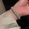 Metal Flower Electroplated Women's Light Luxury Simple Allmatch Bracelet Accessories