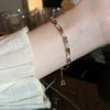 Metal Flower Electroplated Women's Light Luxury Simple Allmatch Bracelet Accessories
