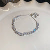Metal Flower Electroplated Women's Light Luxury Simple Allmatch Bracelet Accessories