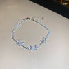 Metal Flower Electroplated Women's Light Luxury Simple Allmatch Bracelet Accessories
