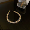 Metal Flower Electroplated Women's Light Luxury Simple Allmatch Bracelet Accessories