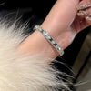 Metal Flower Electroplated Women's Light Luxury Simple Allmatch Bracelet Accessories
