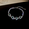 Metal Flower Electroplated Women's Light Luxury Simple Allmatch Bracelet Accessories